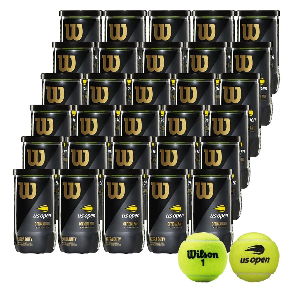 Wilson US Open Extra Duty Tennis Balls 30 Cans 60 Balls