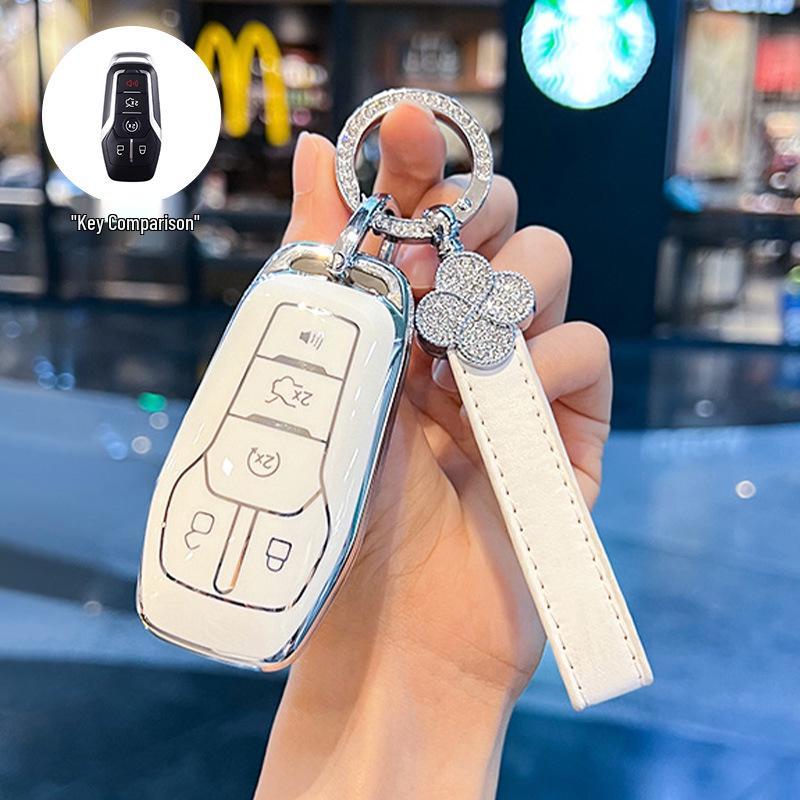 High-Grade Key Cover for 17-18 Ford Taurus, Explorer, Mustang
