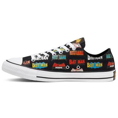 Batman 80th Anniversary X Chuck Taylor All Star DC Batman Collaboration Retro Casual Low-Top Canvas Unisex Black