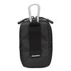 HAKUBA Pixgear DP01 Camera Double with Carabiner and Belt for Digital and Compact Cameras Pouch, Medium, Black, 0.25L, Zipper, Loop, (SPG-DP01CPMBK)