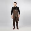 Eco-Friendly One-Piece Fishing Waders with Boots - Full Body Waterproof Pants