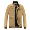 Giacca Primavera e Autunno Giacca Casual Giovanile Uomo Collo Alto Slim Cappotto da Uomo Uomo