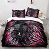Lion Duvet Cover Set 3D Print Wild Animal Under Sunshine King Queen Size For Teens Kids Bedding Set Polyester Comforter Cover
