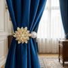 Metal Curtain Tiebacks Vintage Pearl Curtain Straps Curtain Accessory Curtains Tie Rope  Office