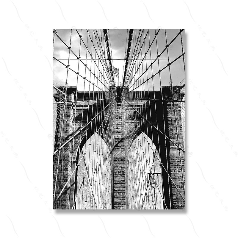Vintage Eiffel Tower Canvas Painting Room Home Decor Nordic Balck And White Fashion Art European Street Scene Retro Poster Print