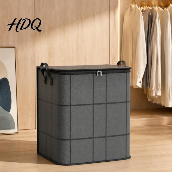 Travel Packing Organizers Moving Storage Bags with Reinforced Handles, Foldable Non-woven Fabric Organizer, Home Supplies Large Capacity Totes
