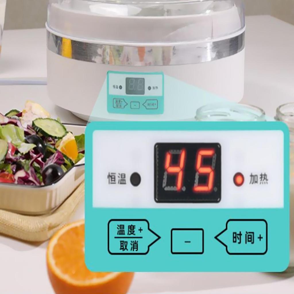 Yogurt Maker with 7 Glass Cups Automatic Makers for Cafe Kitchen Home