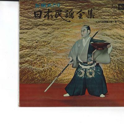 10inch Record VARIOUS - Nihonminyou Zenshu LKF1036 KING Japan Japanese Traditional/Folk Used