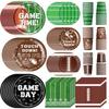 Super Bowl Football Party Supplies American Football Children'S Birthday Party Tableware Tablecloth Paper Plates Tissue Decoration