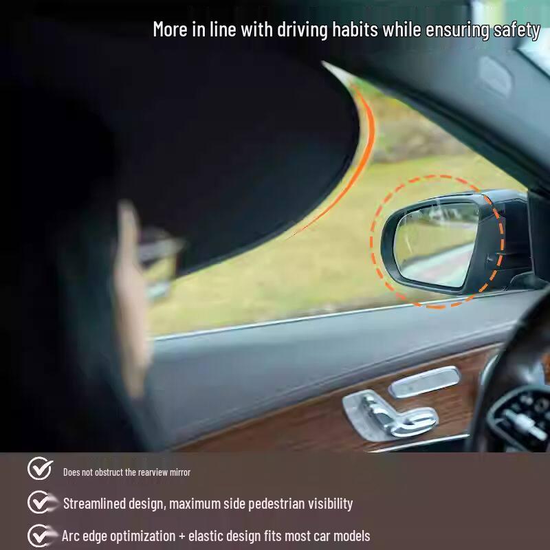 Car Sunshade Curtain: Side Window Shade for Baby's Privacy and Sun Protection.