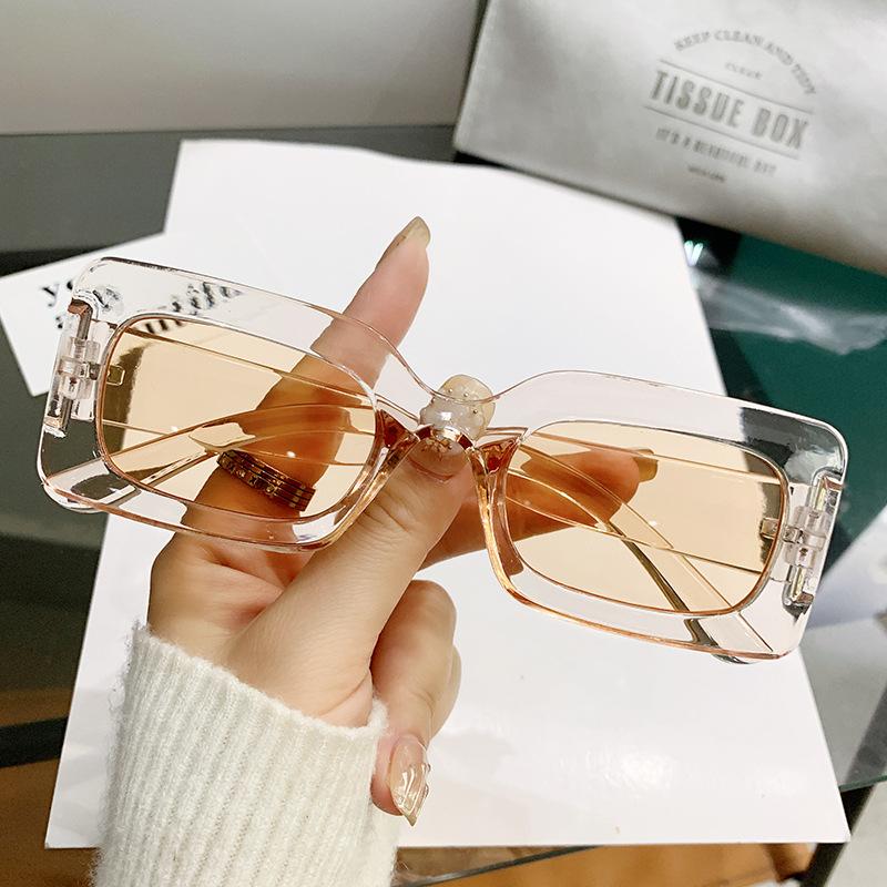 New Vintage Square Sunglasses Women Men Brand Rectangle Sun Glasses Female Oval Eyewear Oculos De Sol for Male Female Eyeglasses