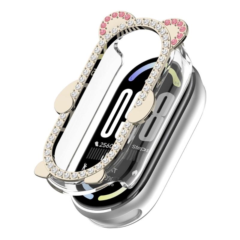 Metal Watch Protector Cover Case for Band 10 Protector Bumper Frame Cover Shell Smartwatch Scratchproof Housing