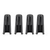 4PCS Plastic Material Mouthpiece Protector Cover Mouthpiece Protective Cap  For Alto Saxophone