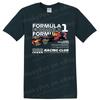 Formula Racing Car Graphic T Shirt for Car Enthusiasts Cool Design Tee