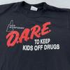 Vintage DARE New Hampshire Shirt Mens Medium Black 50/50 Drugs XE USA 90s Unisex T-Shirt