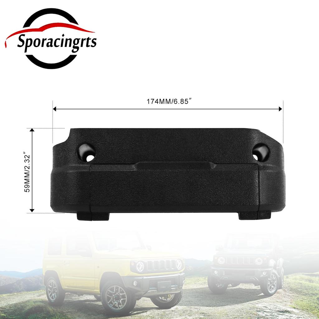 Sporacingrts Door Handle and Door Pocket Base for Sierra Vehicle Parts and Accessories Set of 2 ABS Black Jimny/Jimny (Exair) JB64/JB74