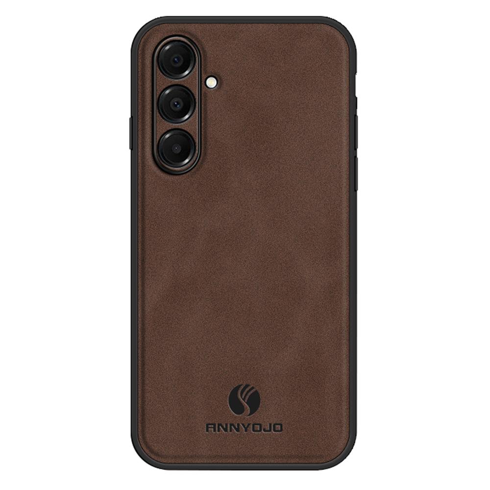 

ANNYOJO Чохол для Samsung Galaxy A17 5G Шкіра PU+PC+TPU Протиударна Задня Кришка для Телефону Coffee