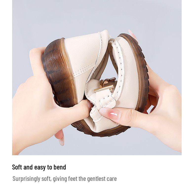 Women's Genuine Leather Slip-On Loafers: Velvet-Lined Warm Flat Shoes