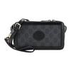 Borsa Fotografica GG Monogramma Bordi in Pelle Uso Quotidiano 671674-92TCN-1000