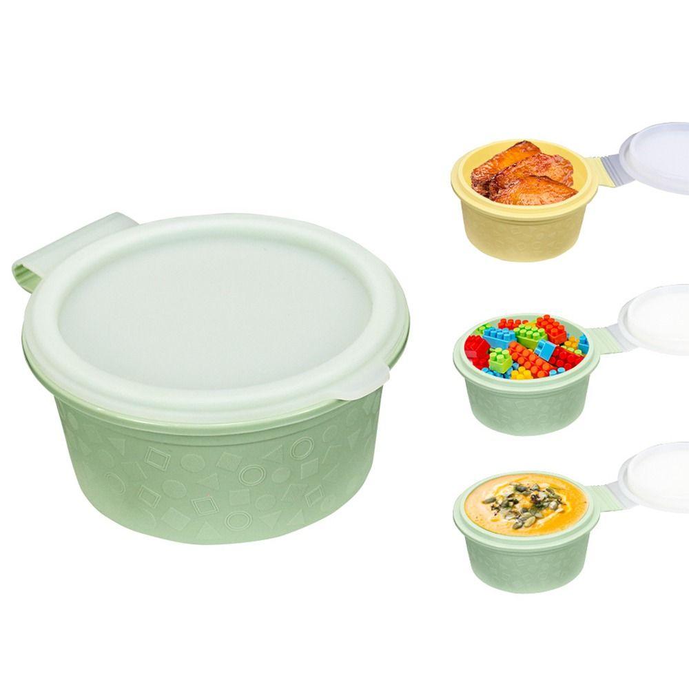 

Leak-proof Silicone Lunch Box Portable Breakfast Boxes Silicone Snack Containers Outdoor