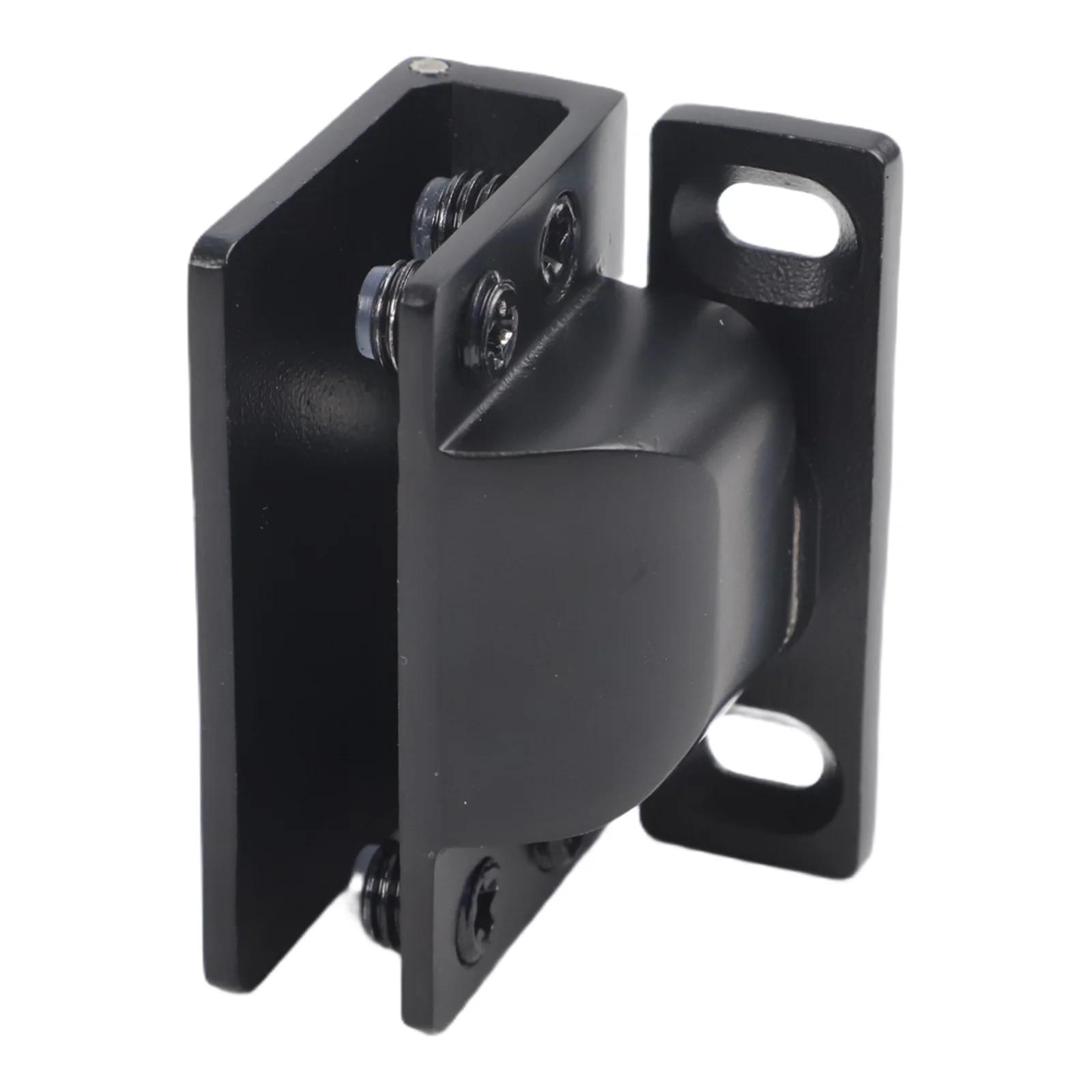 

Glass Door Hydraulic Hinge With U-Shaped Buckle No Punching Needed Slow And Gentle Closing For Enhanced Door Performance чорний