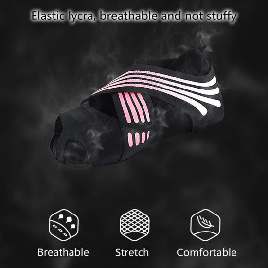 Shoes Ballet Functional Absorption Sweat Toeless Added Balance