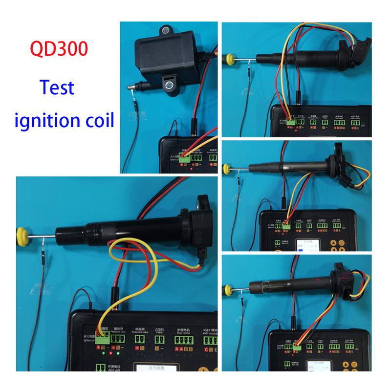 New QD300 Automobile Ignition Coil Tester Fuel Injector Idle Stepper Motor Solenoid Valve PWM IGBT Actuator Fault Detector