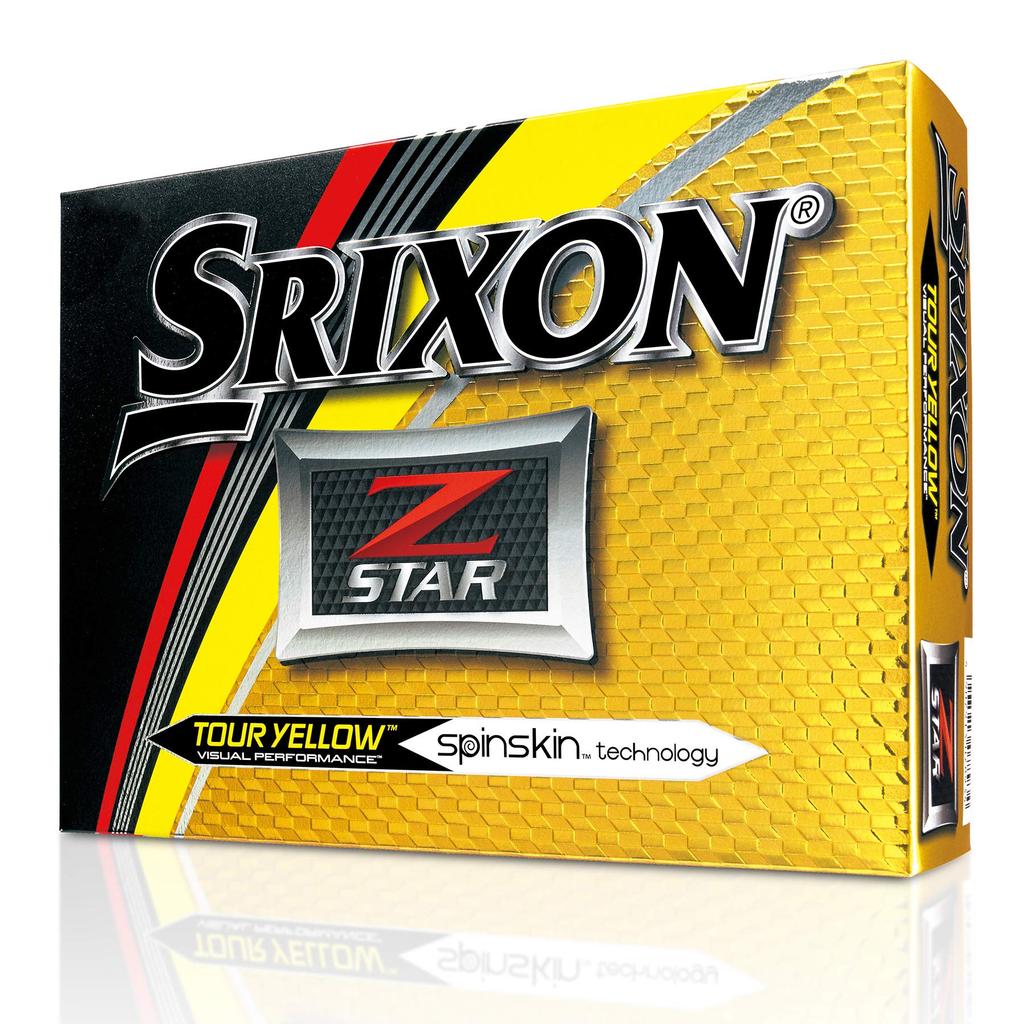 SRIXON Golf Ball Golf Ball Construction 2017 Model Yellow Construction Z-Star Z-Star 3-Piece (1 Dozen) 3-Piece