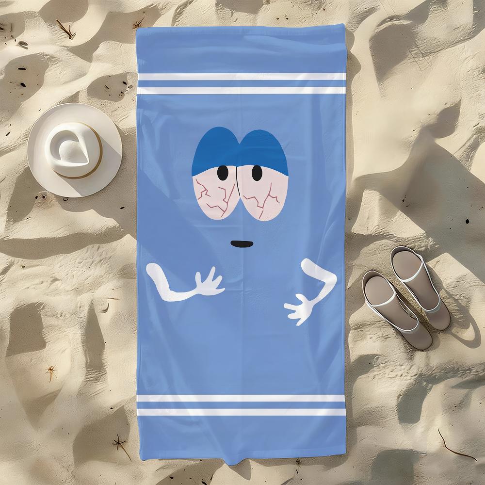 Cartoon Funny T-Towelie Towel For Swim Yoga Gym Quick Drying Soft and skin-friendly Beach Towels All-Season