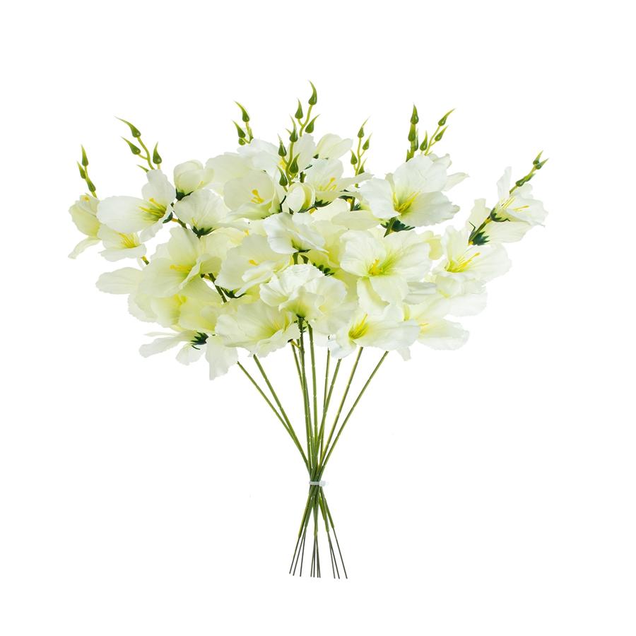 Artificial butterfly orchid Wedding Flowers Wall Home Room TableYard Decor Accessories Diy gift Bridal Bouquet Background Indoor