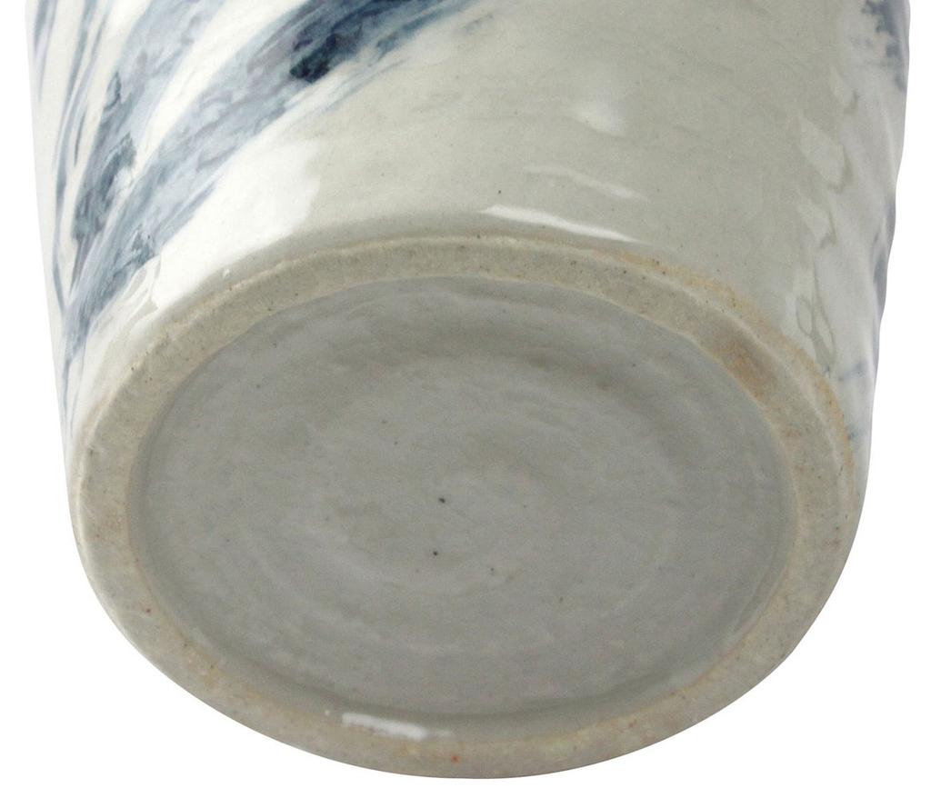 Banko Ware Nudelschale Soba Choko Fließendes Wasser Durchmesser x Mikrowellen- und Spülmaschinenfest Hergestellt in Produkt 05929 Schale, (Soba Choko), Design, ca.. 8,5cm 6,5cm