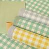 Fresh Plaid Summer Ice Silk Rattan Sofa Seat Cushion for Summer Summer Universal Non-Slip Cover Cloth