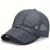 Summer Mens Baseball Cap With Breathable Linen Material And Adjustable Fit For Outdoor Sun Protection