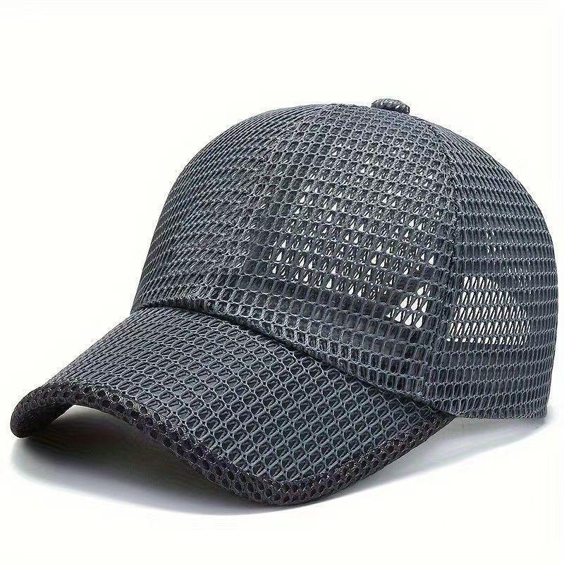 Summer Mens Baseball Cap With Breathable Linen Material And Adjustable Fit For Outdoor Sun Protection
