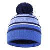Children's Autumn and Winter Wool Hats Boys and Girls Striped Wool Balls Warm Knitted Hats European and American Christmas Gifts