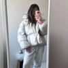 Winter Warm Cotton Puffer Jackets Women's Loose Parkas Coat Vintage Bread Jacket Outwear Office Ladies Quilted Jacket