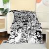 For Hip Hop,Culture,Icons Themed Flannel Blanket, Glam Style, Digital Print, All Season Comfort, ,for Cozy Plush Flannel Cover103