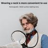 2-in-1 Neck-wearing/Handheld Magnifier Rechargeable Magnifying Glass 30 LEDs Hands Frees 5X 10X Magnification Glass for Reading