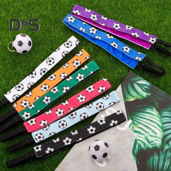 Faixa de cabeça de futebol antiderrapante faixa de cabelo atlética para futebol basquete futebol faixa elástica de suor para meninas esportes ao ar livre