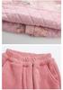 Winter Hanfu Tang Suit: Chinese Style Padded Two-Piece Set for Little Girls