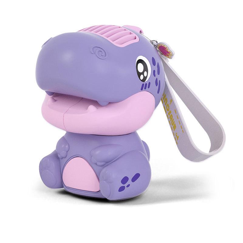 

Динозавр Ручной вентилятор Безлопастный Мини Маленький Вентилятор USB Перезаряжаемый Отключение звука со шнурком 2 скорости Регулируемые детские подарки для домашнего офиса