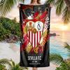 Sevilla FC print Quick Dry Beach Towel Microfiber Absorbent Portable Travel Swimming Towel