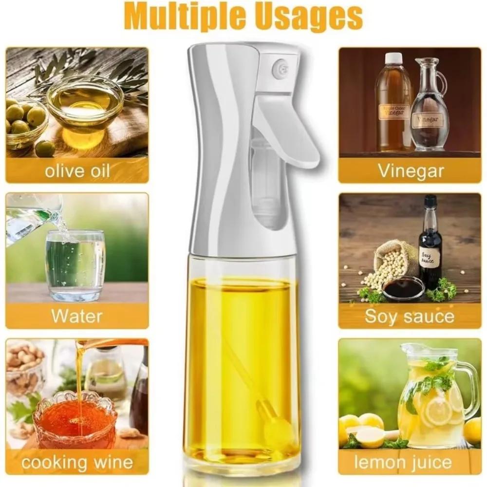 Reusable Food Grade Oil Vinegar Spray Bottle Kitchen AccessoriesOil Spray Cooking Olive Oil Dispenser Bottle Sprayer Mist