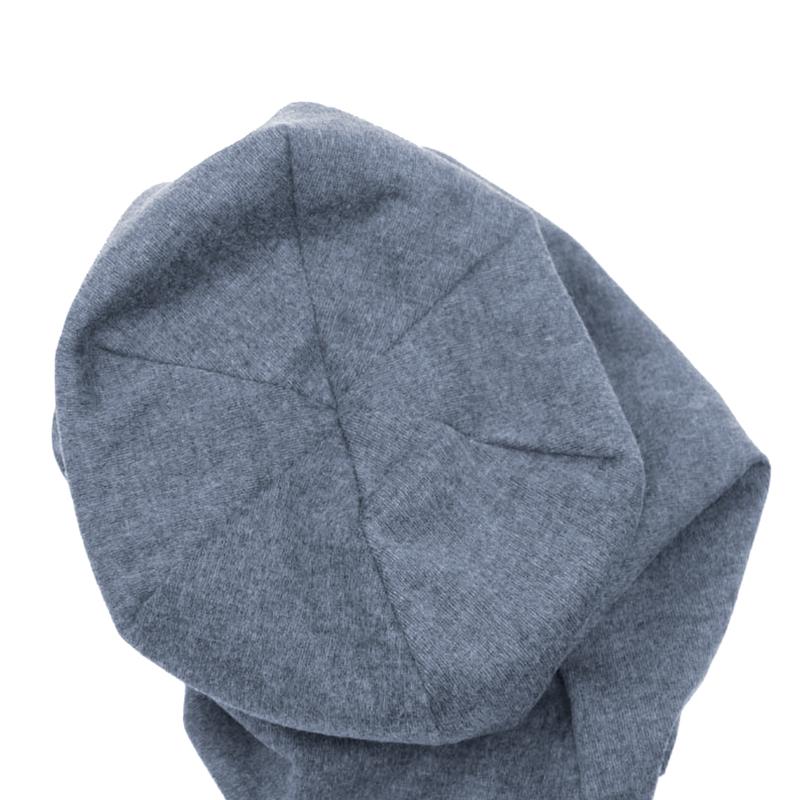 1Pc Cap Oversized Women Ladies Solid Color Mens Skateboard Slouch Beanie Hat Polyester