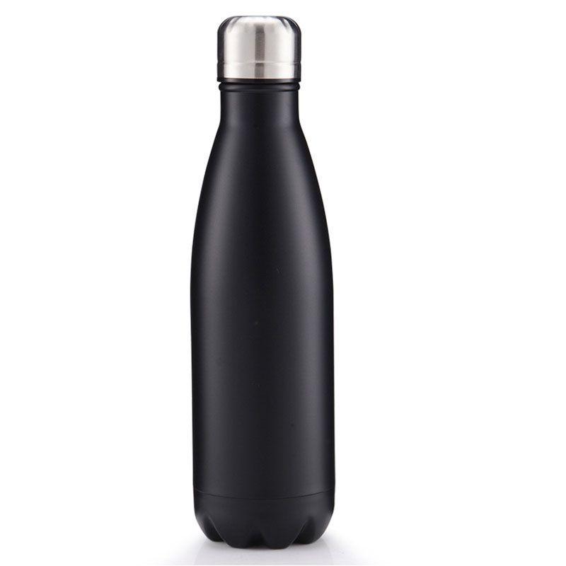 Water Sports 500ml Bottle Double Wall Vacuum Insulated Cola Shape Bottle Water