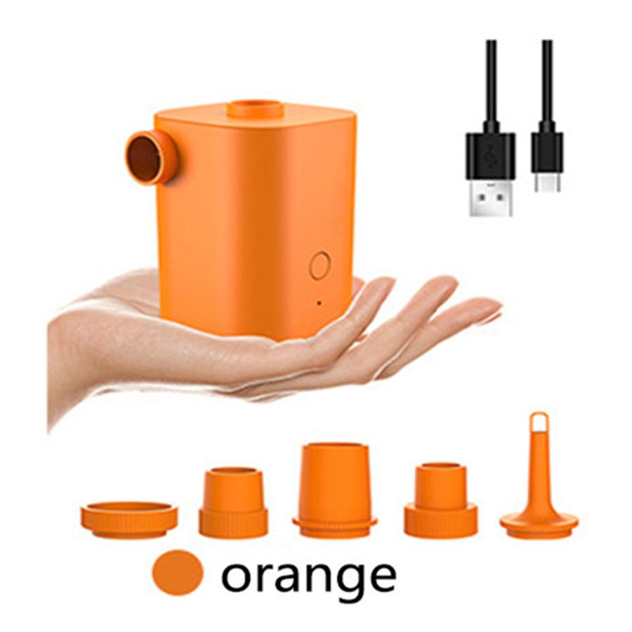 Portable Mini Air Pump With 2500Mah Battery Usb Rechargeable To Inflate Deflate