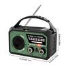 16000mAh AM/FM/WB NOAA Portable Weather Radio Hand Crank/Solar/Type-C Charging Multifunctional Radio LED Flashlight Reading Lamp