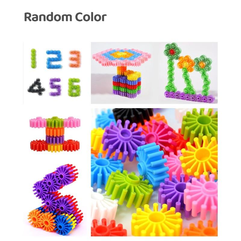 Large Granular Gear Building Blocks For Kids Fun Educational Puzzle Toy For Toddlers