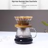 Juego de Hervidor de Café de Vidrio para Goteo Sichun Cloud y Dripper V60