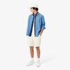 [Lacoste] Men's Linen Solid Short-Sleeve Shirt CH5699-56G166